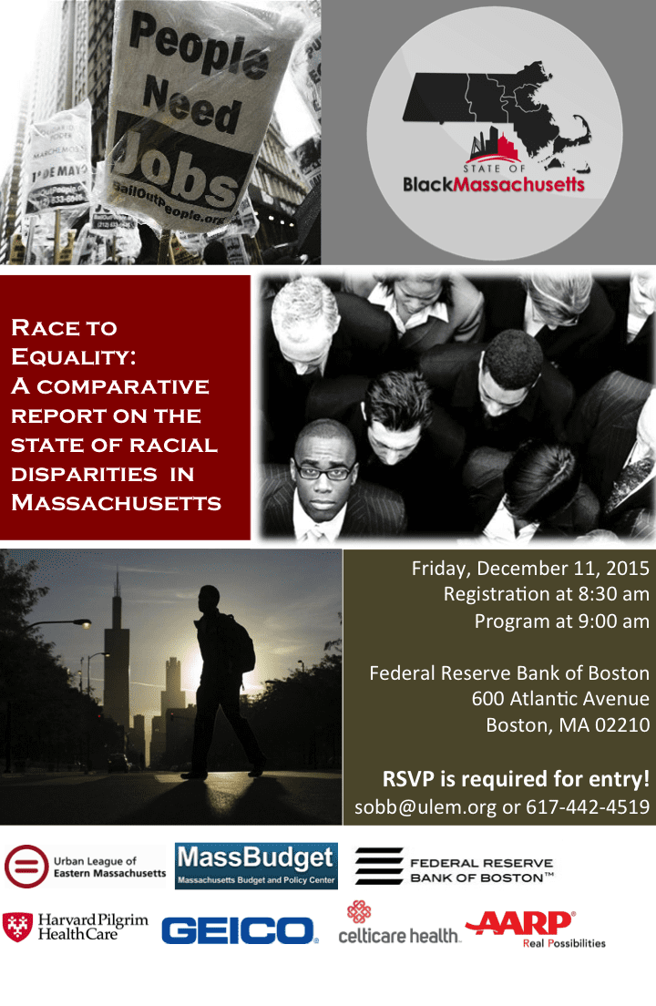 Race to Equality:  A Comparative Report on the State of Racial Disparities in Massacusetts