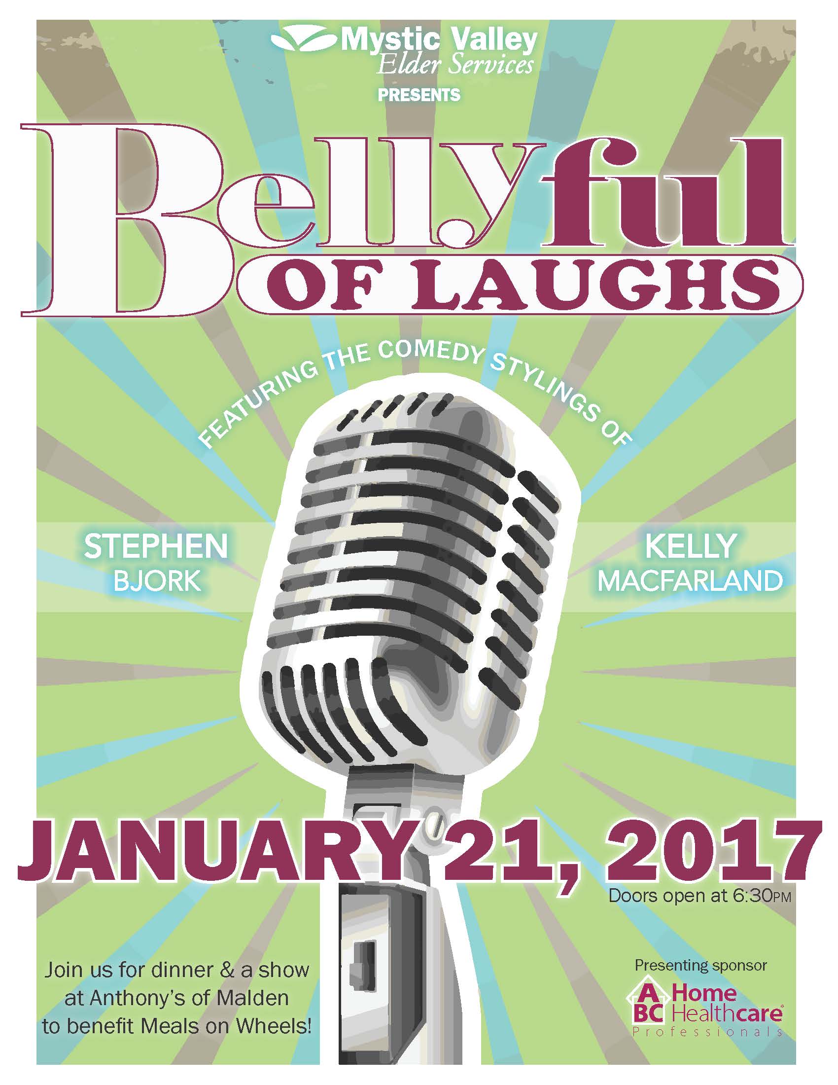 Bellyful of Laughs Comedy Night