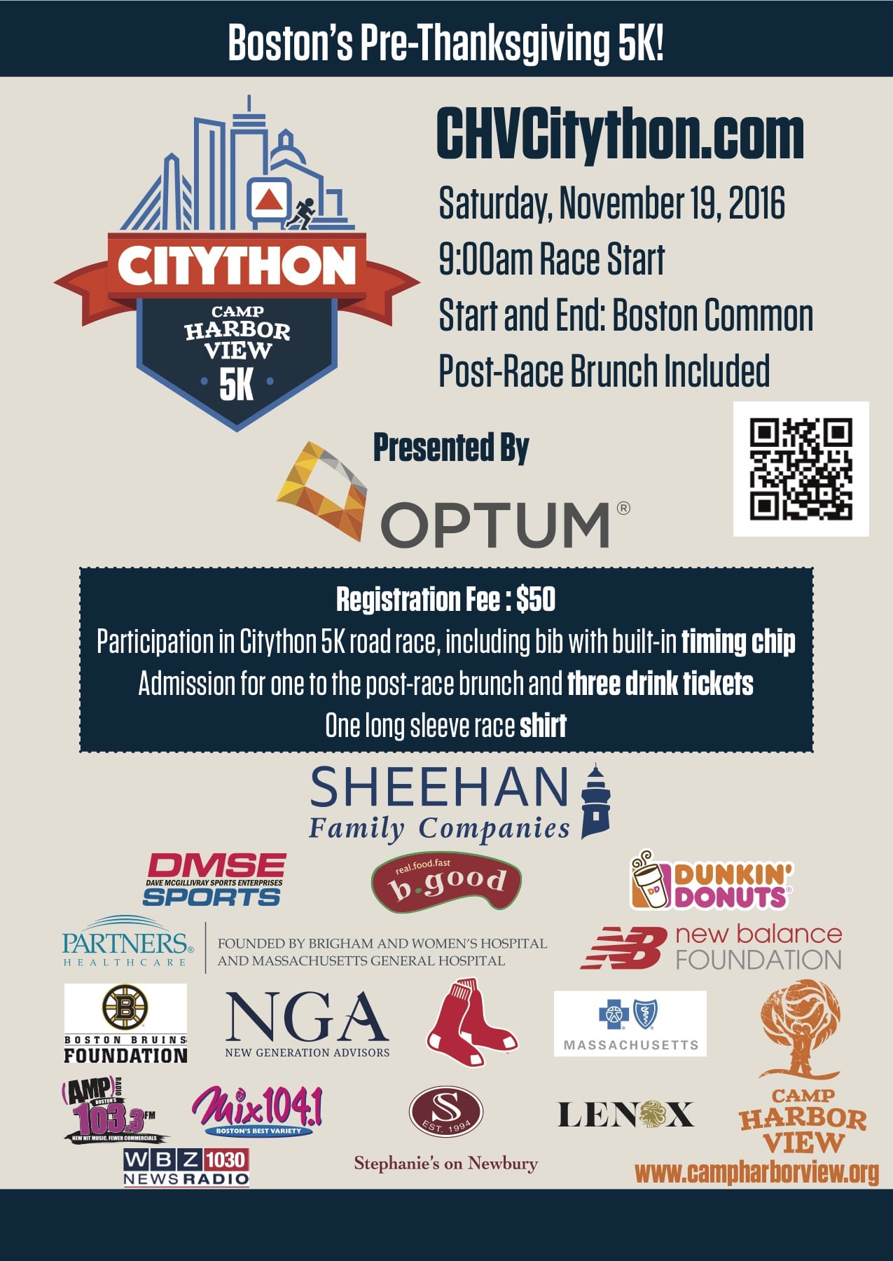 Camp Harbor View Citython 5K & Brunch