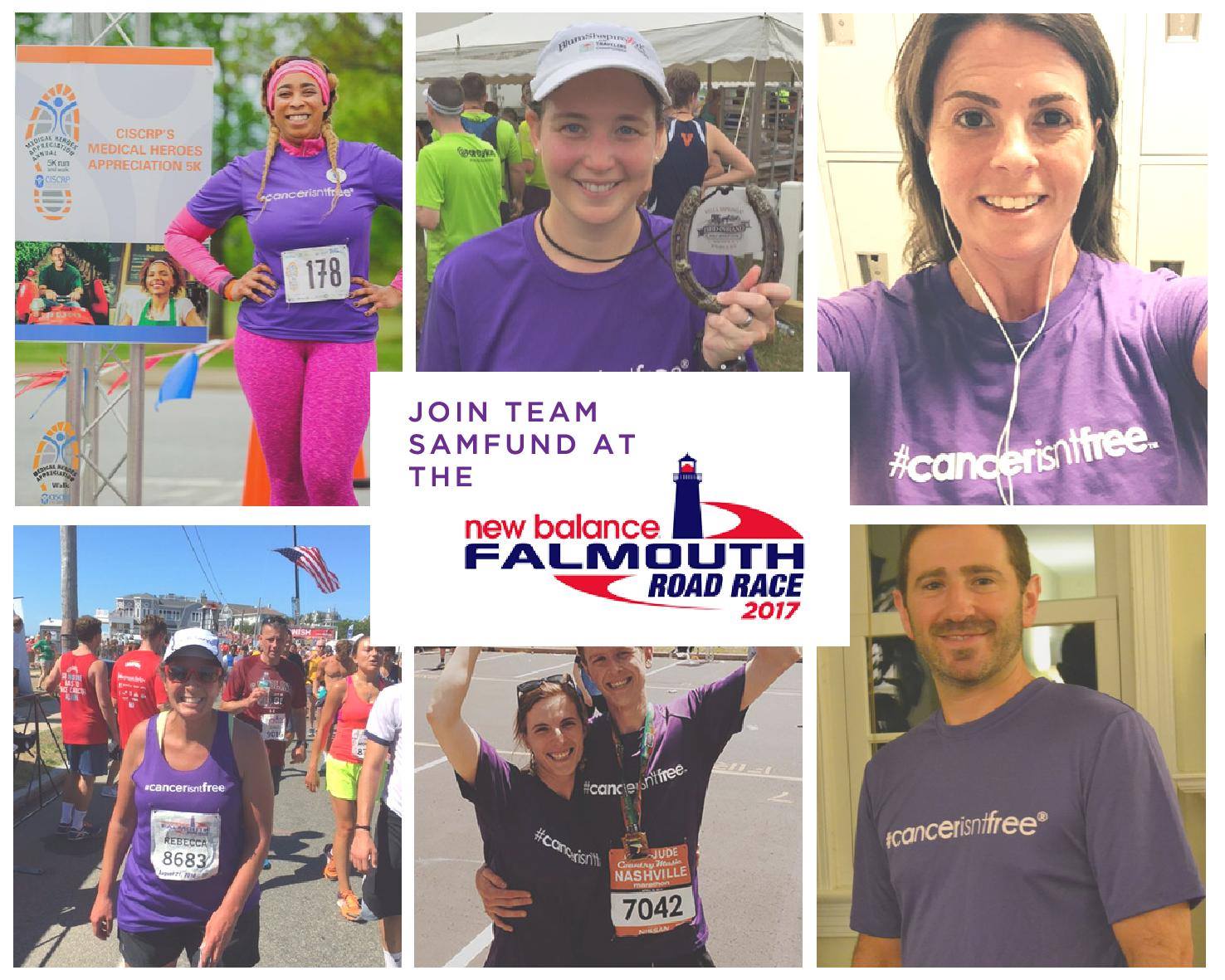 2017 Falmouth Road Race for Team Samfund