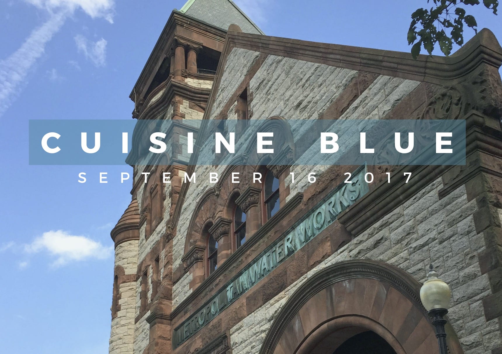 Cuisine Blue Gala at the Waterworks Museum