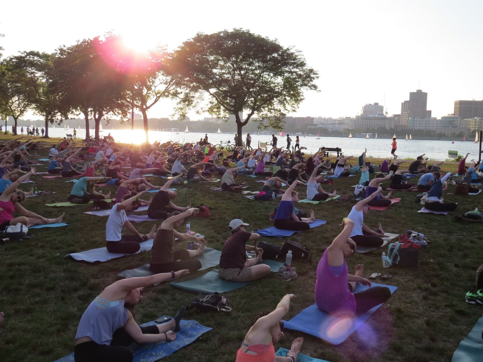 Free Yoga on the Esplanade