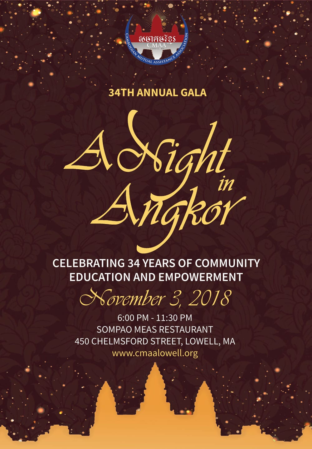 CMAA 34th Annual Gala - A Night in Angkor