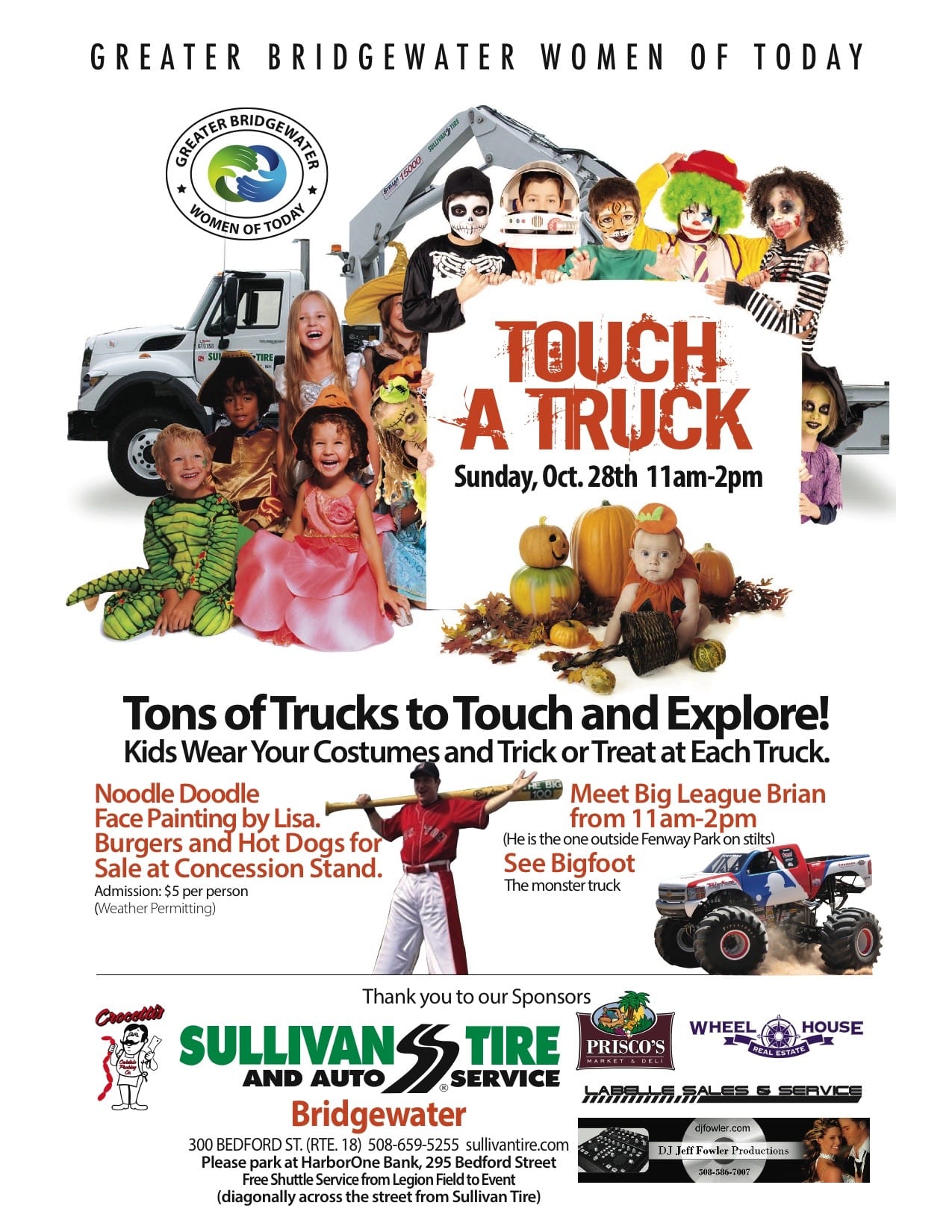 Trick-or-Treat at Sullivan Tire’s Halloween Touch-a-Truck Event