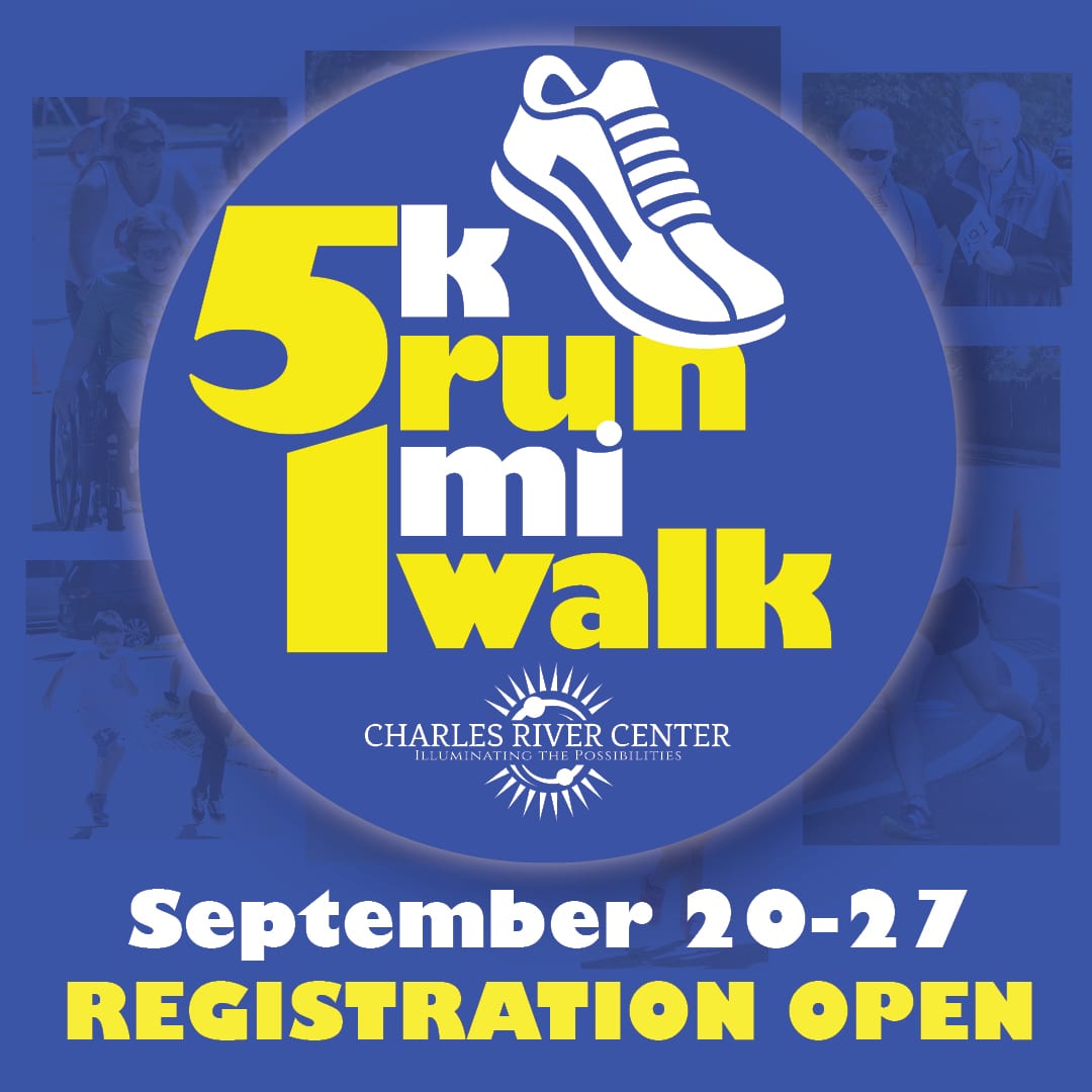 Virtual 5K Run/1 Mile Walk to Support the Charles River Center September 20th – 27th, 2020