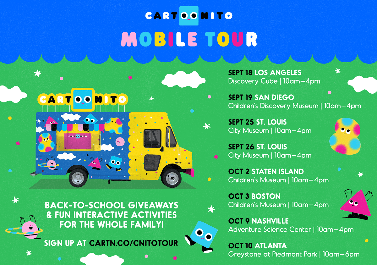 Boston Children's Museum is Hosting  the Cartoonito Mobile Tour