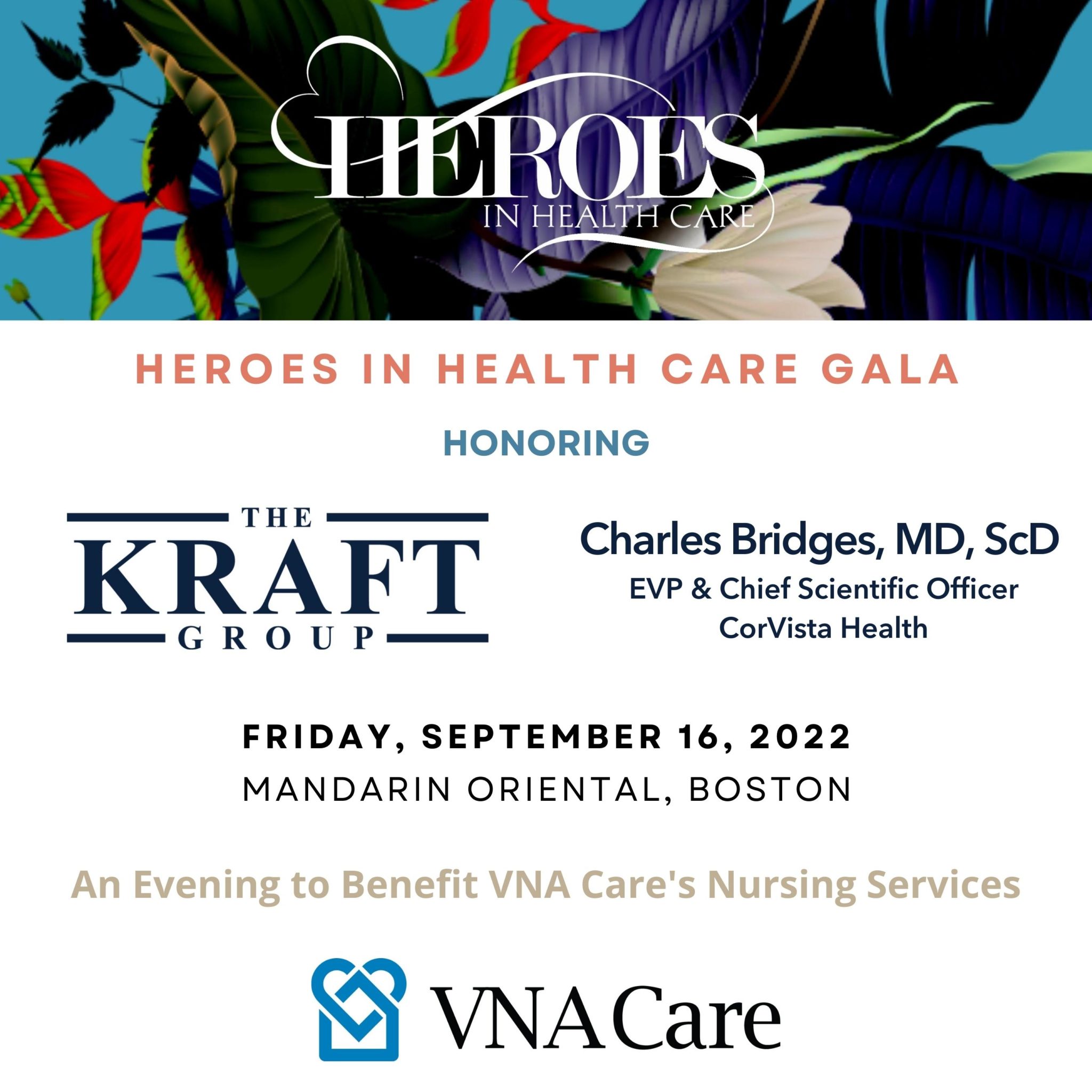 Heroes in Health Care Gala to benefit VNA Care's Nursing Services