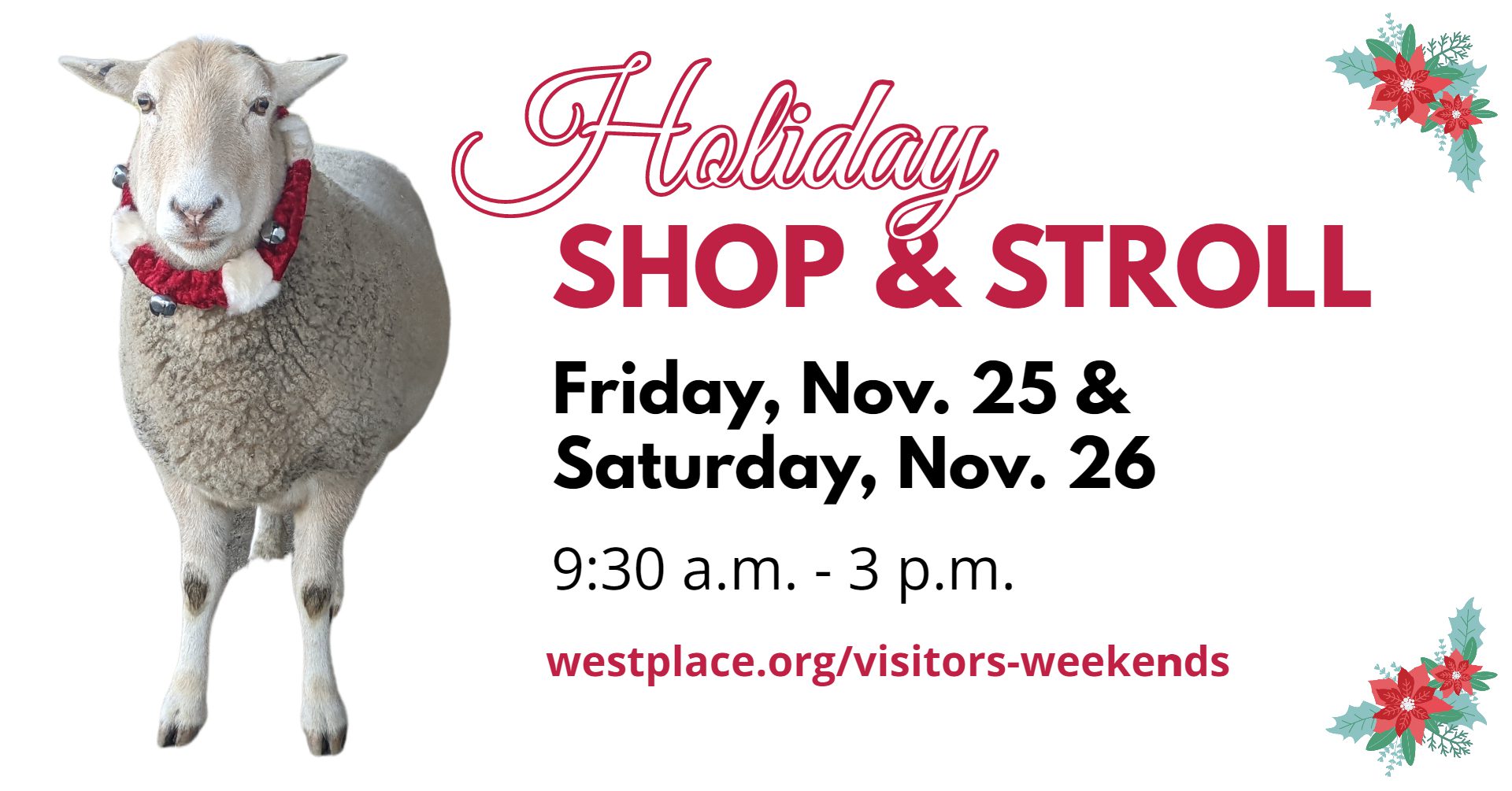 Holiday Shop & Stroll at West Place Animal Sanctuary