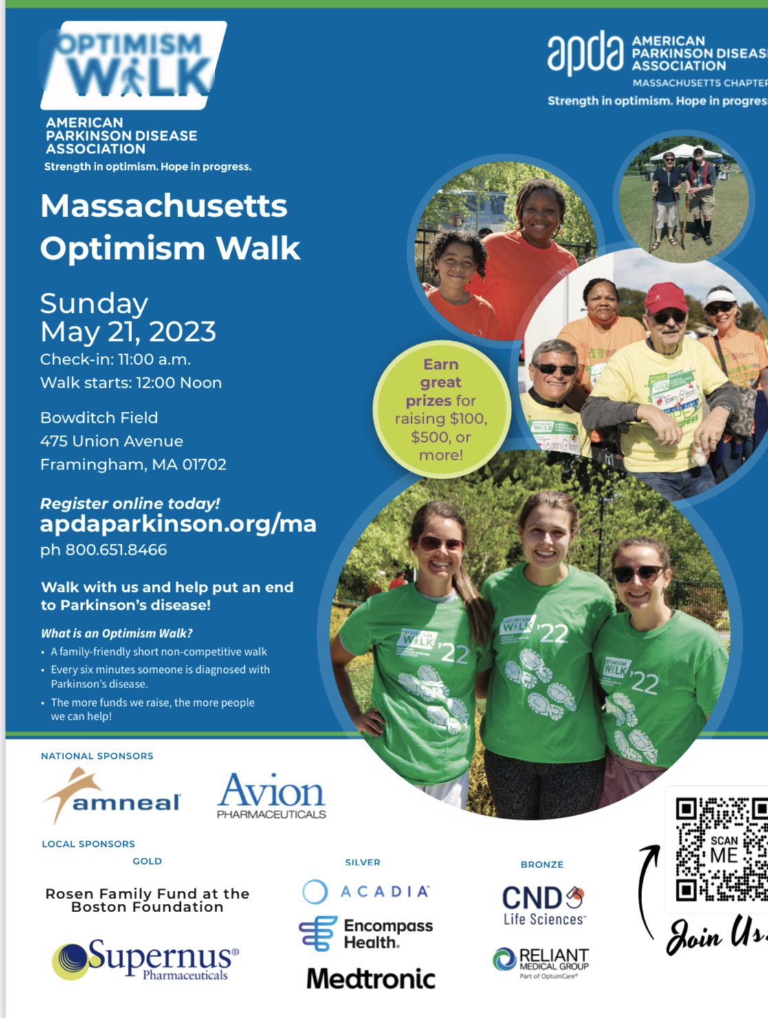 37th annual APDA of MA Optimism Walk