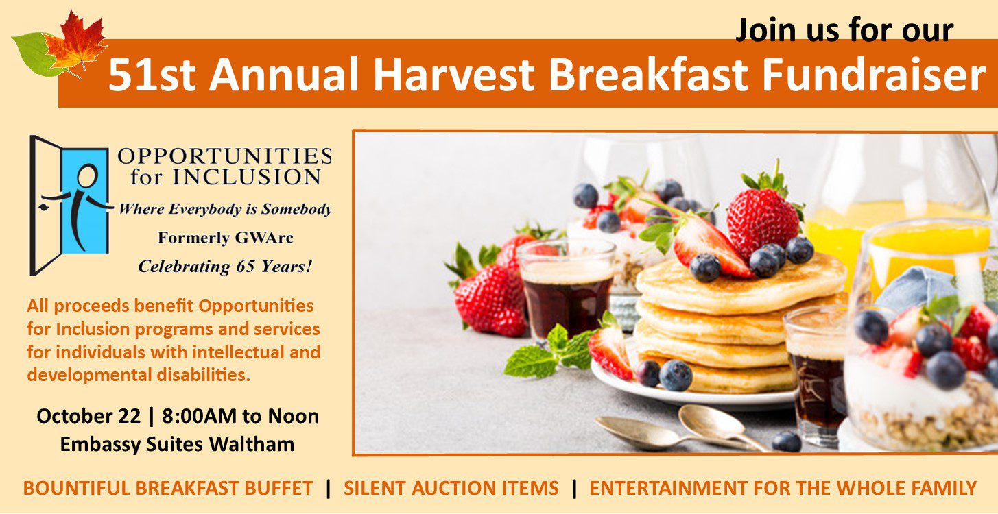 51st Annual Harvest Breakfast Fundraiser for Opportunities for Inclusion