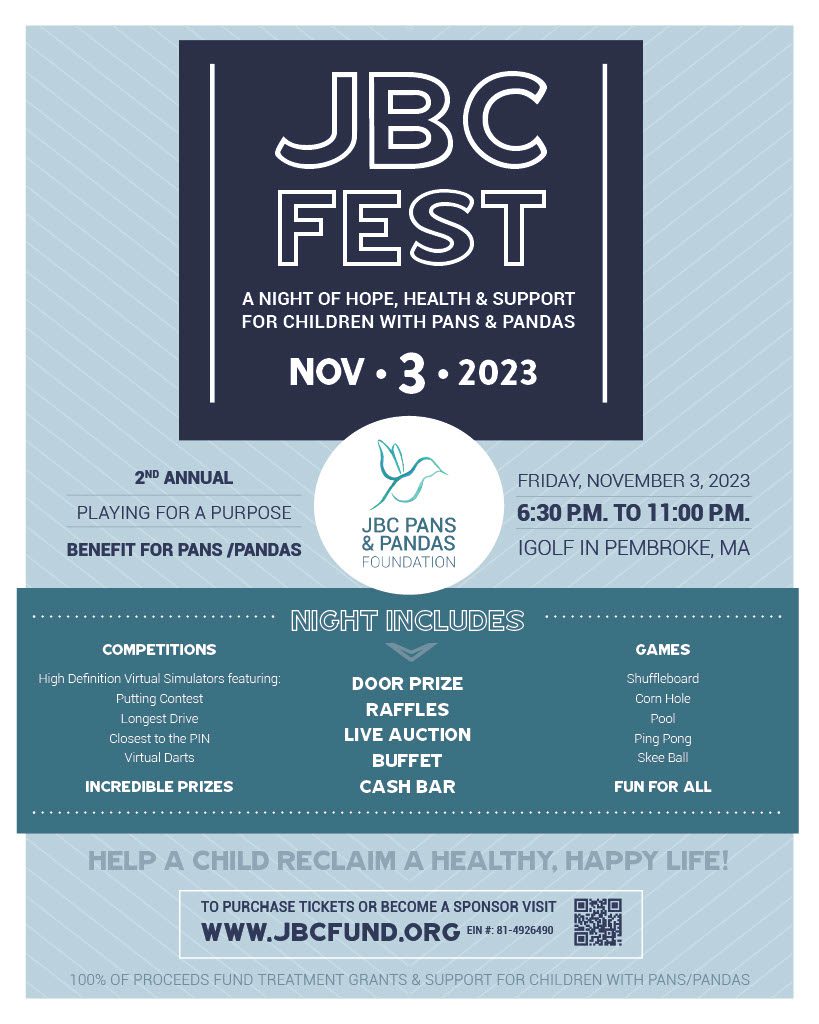 JBC Fest 2023: A Night of Hope, Health & Support for Children with PANS & PANDAS